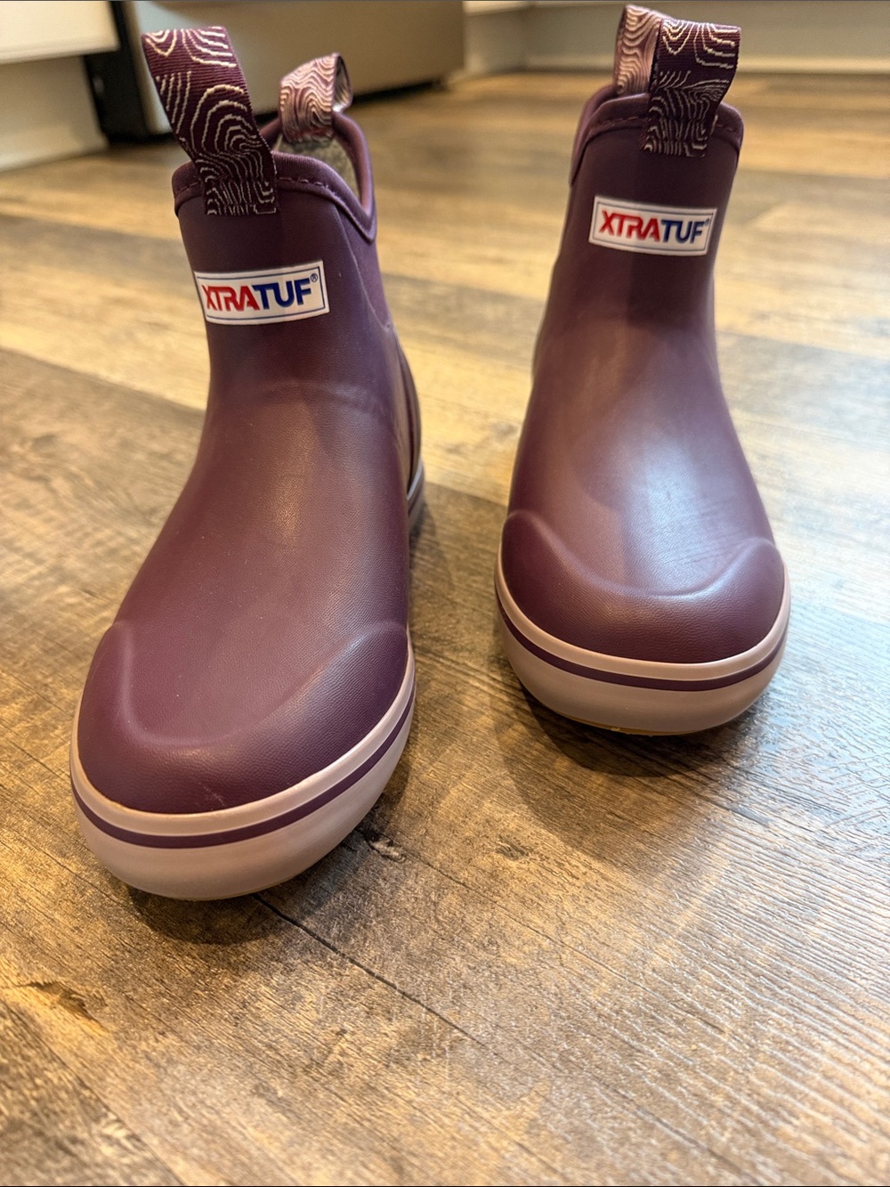 XTRATUF Women's Plum Waterproof Chelsea Rain Boots